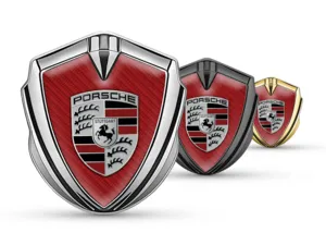 Porsche Badge Autoadesivo Disegno High-End Stile Drift
